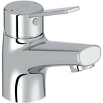 Mitigeur lavabo - JACOB DELAFON - EO - Hauteur sous bec 5,7 cm - Avec flexibles - Finition chrome