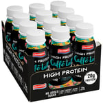 12 X Ehrmann High Protein Drink 250 Ml Caffe Latte