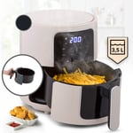 Air Fryer Steamer 1400 W 4 L Hot Air Fryer Healthy Grilling Timer 8 Programmes 