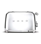 Smeg 4 Slice Toaster Chrome