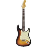 Stratocaster 59 Cs Rw Journeyman Super Faded Chocolate 3 Tone Sunburst N°CZ581873