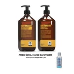 EightTripleEight Ginger + Honey Hair Care Set- 1L Shampoo & 1L Conditioner 