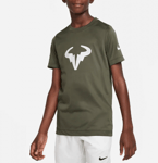 NIKE Kids Rafa Tee Army Green Boys (M)