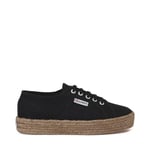 Superga Femme 2730-COTROPEW Baskets, Noir (Black 999), 42.5 EU