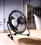 Mini USB Powered Lightweight & Portable Metal Desk Fan Home Office Car Cooling