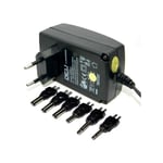 Alimentation Universal 9V-24V 1,5Amp 8 Connecteurs