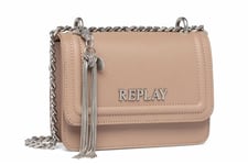 Replay women's shoulder bag made of faux leather, beige (Dirty Pale Beige 074), one size