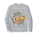 UNO - Let's Play Rainbow UNO Card Long Sleeve T-Shirt