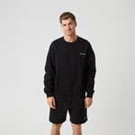 Borg Oversized Sweatshirt Svart