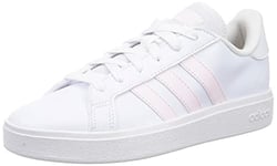 adidas Femme Grand TD Lifestyle Court Casual Shoes Sneaker, FTWR White/Almost Pink/FTWR White, 39 1/3 EU