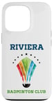 Coque pour iPhone 13 Pro Riviera - Raquette de badminton Club Athletics California Preppy