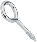 TIMCO Screw Eyes - Zinc - 55mm - A medium duty versatile solution for either hanging or attaching items to timber or masonry with the use of a plug.