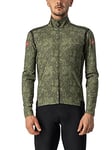 CASTELLI Perfetto RoS Long Sleeve T-Shirt Homme, Military Green/Light Military-Black, XL