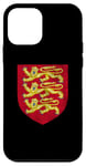 Coque pour iPhone 12 mini Royal Arms of England Three Lions Bannière armoiries