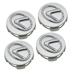 LX01- 62MM 4-pack Centrumkåpor Lexus Silver one size