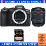 Canon EOS R6 Mark II + RF 50mm f/1.2 L USM + 1 SanDisk 64GB Extreme PRO UHS-II SDXC 300 MB/s + Ebook '20 Techniques pour Réussir vos Photos' - Appareil Photo Hybride