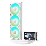 TRYX PANORAMA 360mm AIO Liquid Cooler ARGB White - L-P360A-AS3M-G0W