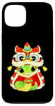 Coque pour iPhone 13 Happy Lunar Chinese New Year 2025 Cute Baby Snake Dragon