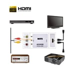 AV CVBS 3RCA to HDMI Video Composite Converter AV2HDMI Adapter 720p/1080p UK