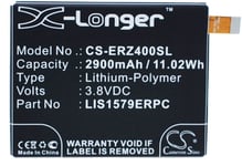 Yhteensopivuus  Sony Ericsson Xperia Z4v LTE, 3.8V, 2900 mAh