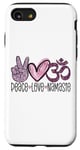 Coque pour iPhone SE (2020) / 7 / 8 Panneau humoristique « Peace Love Namaste Om » - Hippie Yogi Yoga