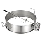 Kit de Rôtissoire Électrique - VEVOR -56 cm Tournebroche avec Moteur pour Barbecue