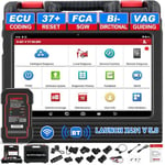 2024 Launch X431 V Pro 5.0 Elite Valise Viagnostic Auto OEM Bluetooth Tous Les systèmes OBD2 Diagnostic Voiturede 37+Remise à zéro Codage en Ligne Bidirectionnel obd2 Diagnostic français FCA SGW