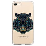 Coque Iphone 7 et 8 tigre mandala