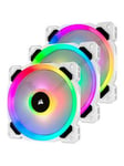 Corsair Ll Series, White Ll120 Rgb, 120Mm Rgb Led Fan, Triple Pack Fan