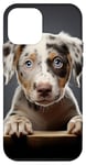 Coque pour iPhone 12 mini Aussie Chiot Chien Berger australien