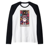 The British Shorthair Cat Tarot Card Raglan Baseball Tee