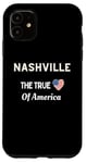 iPhone 11 Patriotic Love Nashville USA The True Heart Of America Case