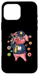 iPhone 16 Pro Max Pig Cop Fun Police Officer Doughnut Distrust Law Enforcement Case