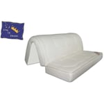 King Of Dreams - Matelas bz 140x200 Latex Naturel de densité 80 Kg/m3 et Mousse Poli Lattex Indéformable Tissu Strech trés résistant - Hauteur 15 cm