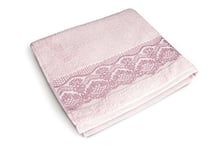 Excelsa Country Spa Serviette, Coton 27x25x3 cm Rose