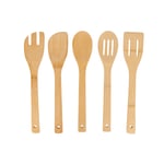 Eco-Friendly 5-Piece Bamboo Kitchen Utensil Set