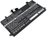 Kompatibelt med Dell Latitude 12 5285 2-in-1, 7,6V, 5200mAh