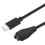 Chargeur Cable usb-c Compatible avec Garmin Fenix 8 E 7 7S 7X 6 6S 6X 5 5S 5X Forerunner 935 945 955 965 45 45S 245 255 265 165 Approach S10 S40 S60 X10 Quatix Vivomove Vivosport Instinct.[Q305]