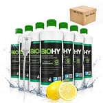 BiOHY Nettoyant de sol pour robot aspirateur laveur (9 x 1l Bouteille) + Distributeur | concentré pour tous les robots d'essuyage et d'aspiration (Wischroboter)