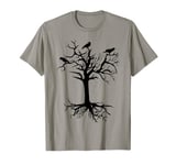 Raven crow crows tree women men children mystical mysticism T-Shirt