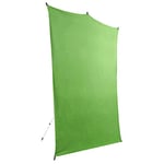 Savage Travel Backdrop Kit, Toile de Fond Verte, Taille 1,52m x 2,13m, Toile de Fond Photo avec Support Aluminium, Sac de Transport avec Bandoulière