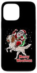 iPhone 13 Pro Max English Setter Santa Claus Christmas Dog Merry Woofmas Dogs Case