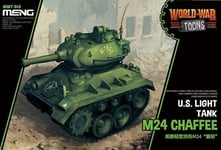 Meng WWT-018 Model Kit World War Toons U.S.Lumière Tank M24 Chaffee