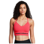 Under Armour Sports Bra Ladies Seamless Support Low Vest Crop Top Removable Pads