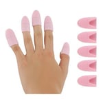 5 X Capuchon de Doigt pour Dissolvant de Vernis à Ongles Silicone Réutilisable