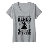 Womens Don't worry the best Kendo fighter is there - Kendo Fighter V-Neck T-Shirt