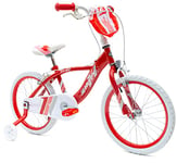 Huffy Vélo Glimmer pour Fille, Rouge, 45,7 cm