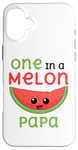 Coque pour iPhone 16 Plus One in a Melon Party Papa Group assorti pour premier anniversaire