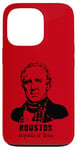 Coque pour iPhone 13 Pro Président général Sam Houston République Texas Revolution USA