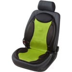 Coussin chauffant pour siège de voiture Lounge avec fonction de massage noir-vert